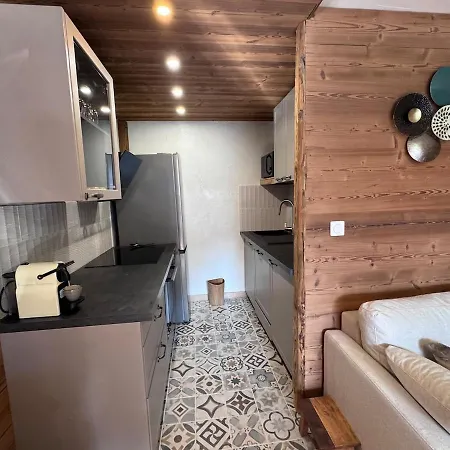 דירה 4 Flocons Or, 42 M2, Terrasse Sud Avec Vue Sur Les Glacier ואל טורנס