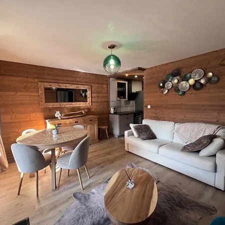 4 Flocons Or, 42 M2, Terrasse Sud Avec Vue Sur Les Glacier Lejlighed *