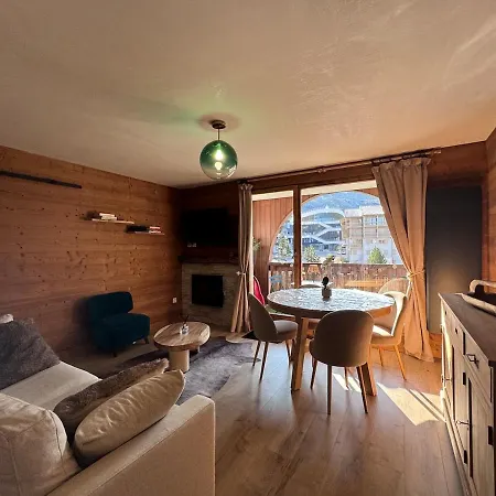 Appartement 4 Flocons Or, 42 M2, Terrasse Sud Avec Vue Sur Les Glacier *