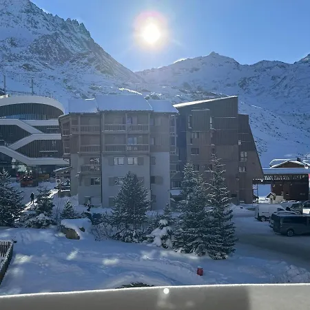 4 Flocons Or, 42 M2, Terrasse Sud Avec Vue Sur Les Glacier * ואל טורנס