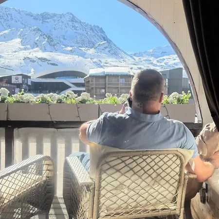 Appartement 4 Flocons Or, 42 M2, Terrasse Sud Avec Vue Sur Les Glacier